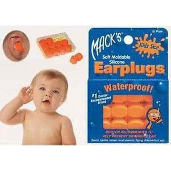 Macks Kids Size Soft Moldable Silicone Putty Earplugs (NRR 22