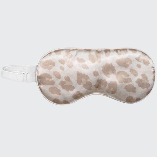 Kitsch Satin Sleep Eye Mask in Leopard