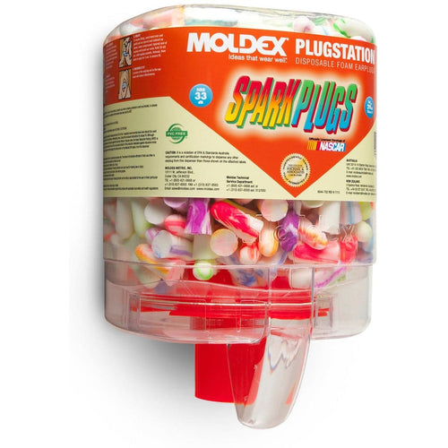 Moldex SparkPlugs® PlugStation® Uncorded Earplug Dispenser (250 Pairs | SLC80 29dB, Class 5)