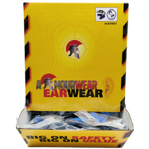 Armourwear™ Metal Detectable Corded Foam Ear Plugs (SLC80 26dB, Class 5)